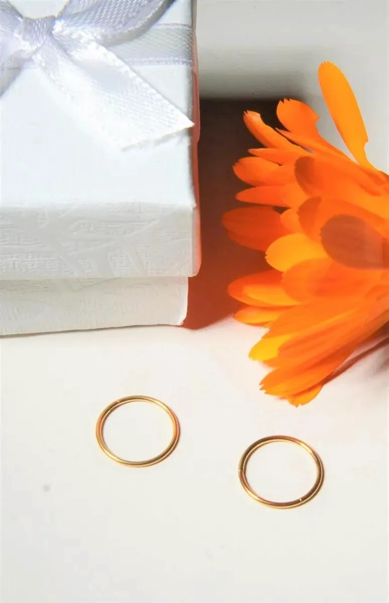 ARGOLLAS CLICKER DORADAS 10MM ACERO QUIRURGICO 18G - 4