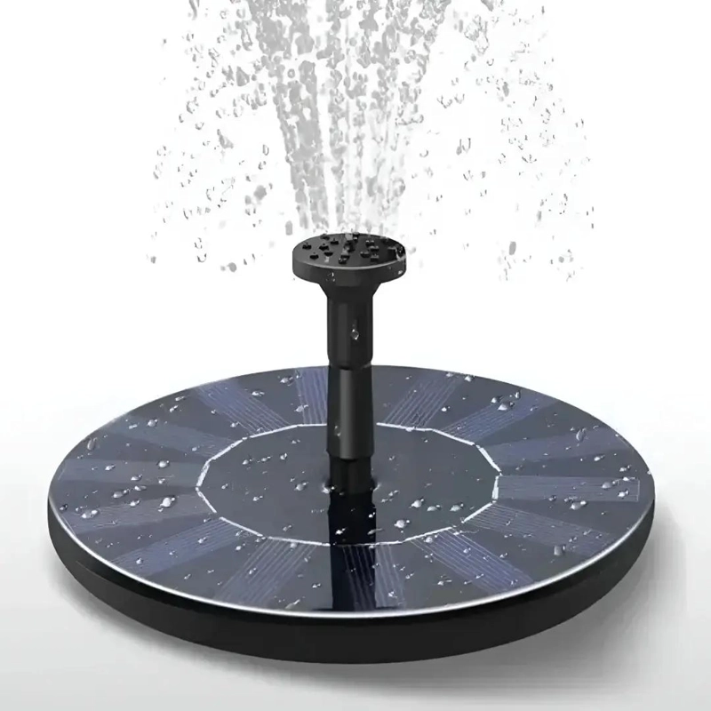 FUENTE SOLAR FLOTANTE PARA DECORACION DE JARDIN Y ESTANQUES - 1