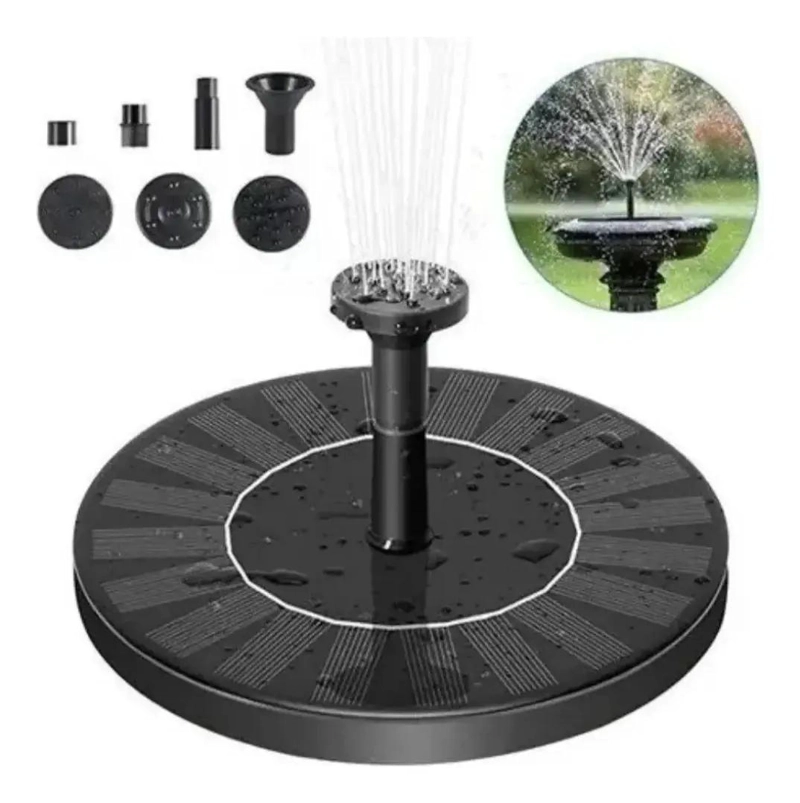 FUENTE SOLAR FLOTANTE PARA DECORACION DE JARDIN Y ESTANQUES - 2