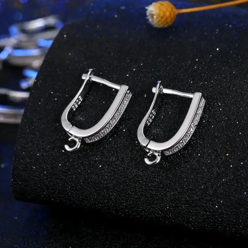 AROS ELEGANTES DE PLATA 925 CON ZIRCONIA PARA MUJER - 2