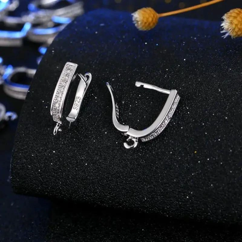 AROS ELEGANTES DE PLATA 925 CON ZIRCONIA PARA MUJER - 3