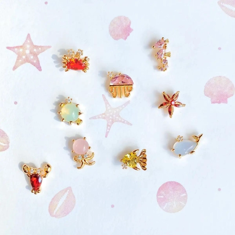 AROS MINIMALISTAS ESTRELLA DE MAR BAÑO DE ORO 18K - 6