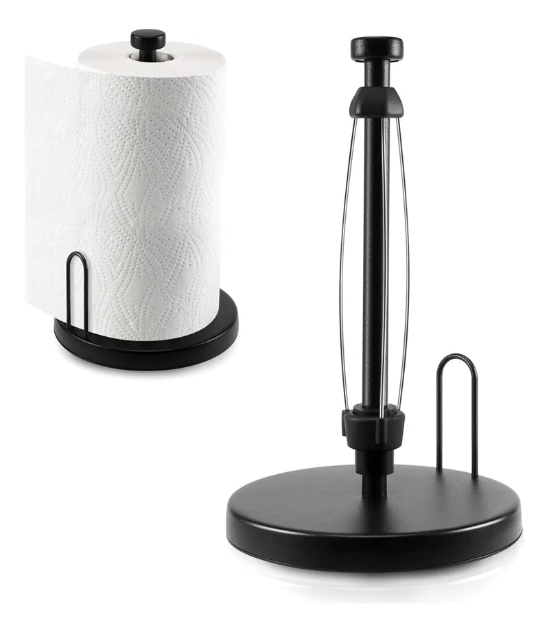 SOPORTE DE PAPEL DE COCINA CON TRINQUETE Y DISEÑO COMPACTO - 1