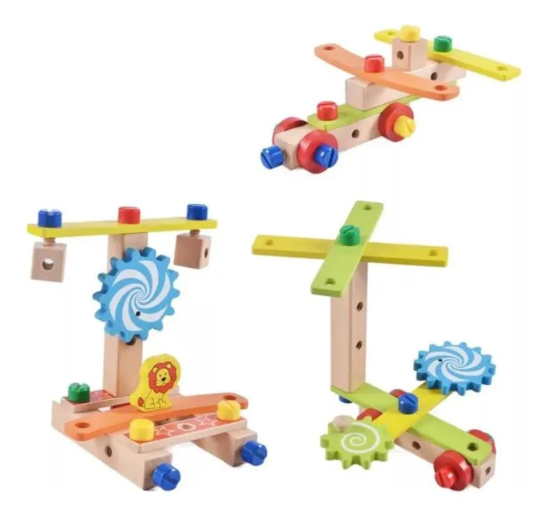 SILLA MONTESSORI DESARMABLE PARA NIÑOS JUGUETE DIDACTICO - 4