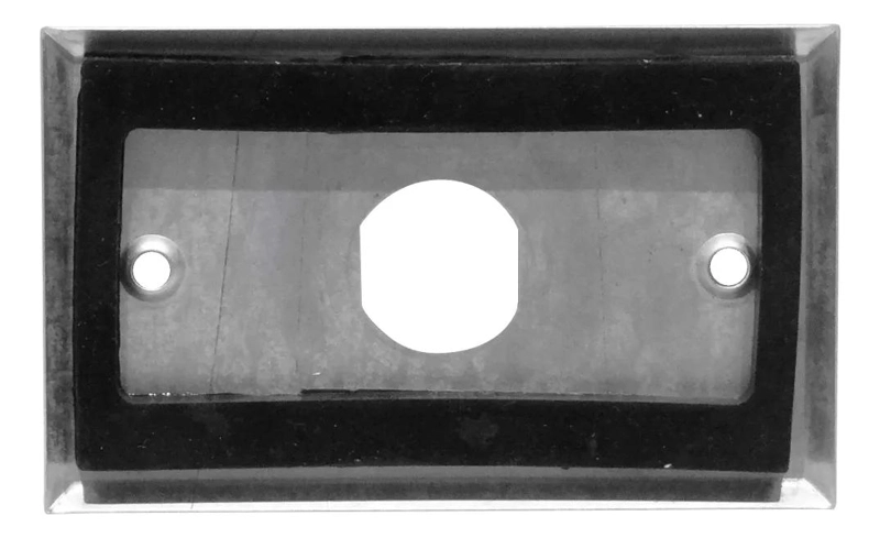 PLACA FRONTAL METALICA INDUSTRIAL 70X11 PARA TRIMERX - 2