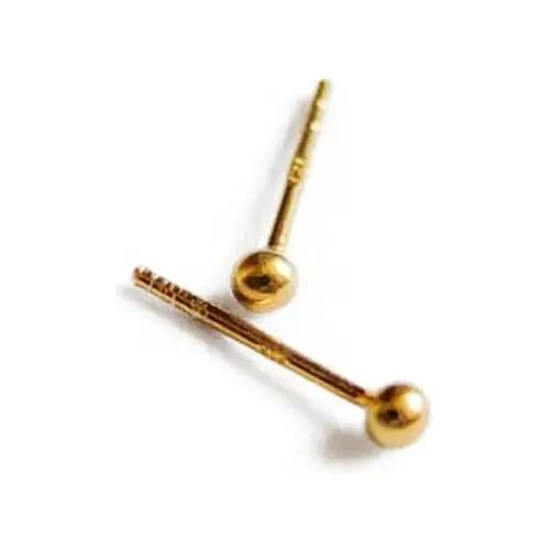 PACK DE ARGOLLAS Y AROS BOLITA EN ORO BAÑADO - 10