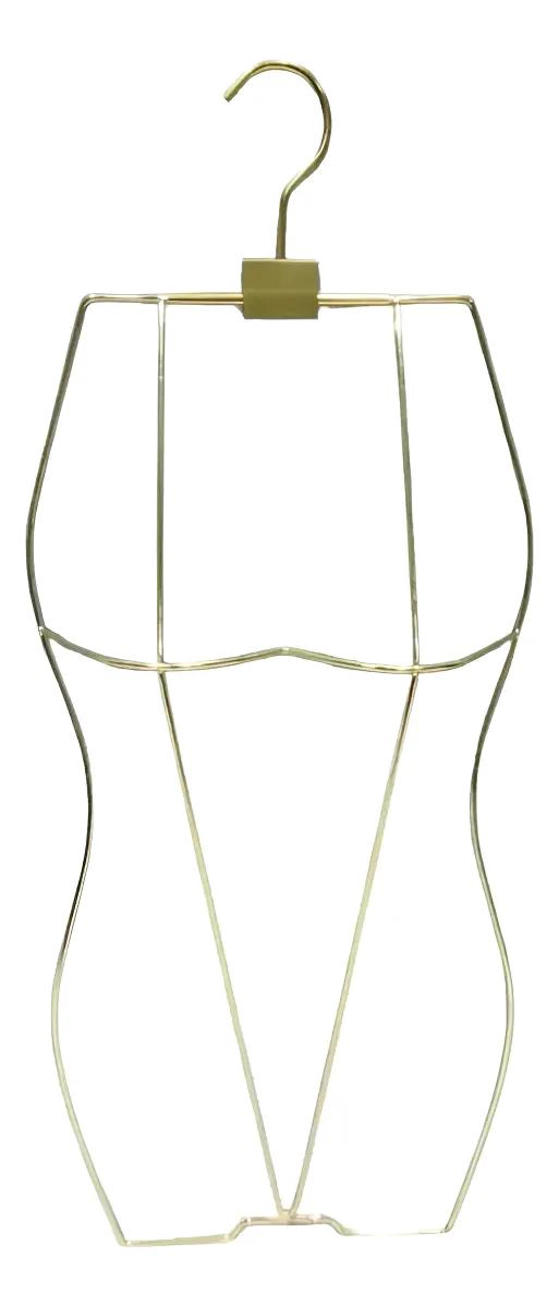 COLGADOR METALICO ELEGANTE EN FORMA DE CUERPO PARA ROPA - 2