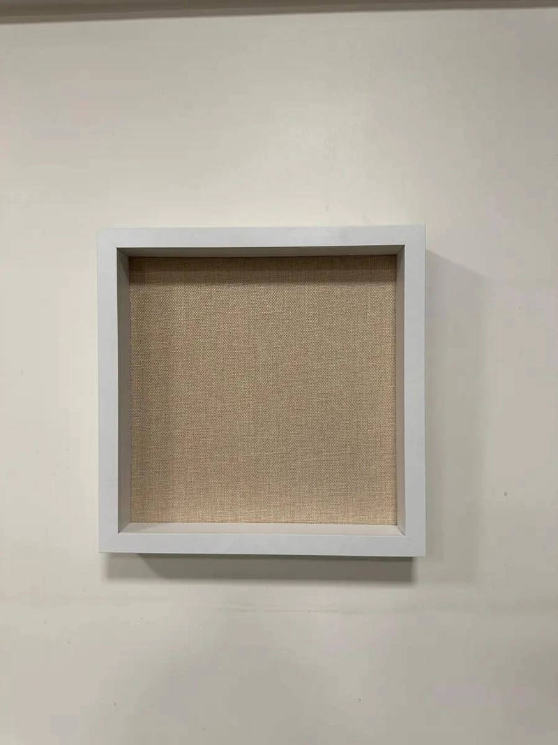 PORTARRETRATOS DE MADERA Y ACRILICO 30X30CM COLOR BLANCO - 4