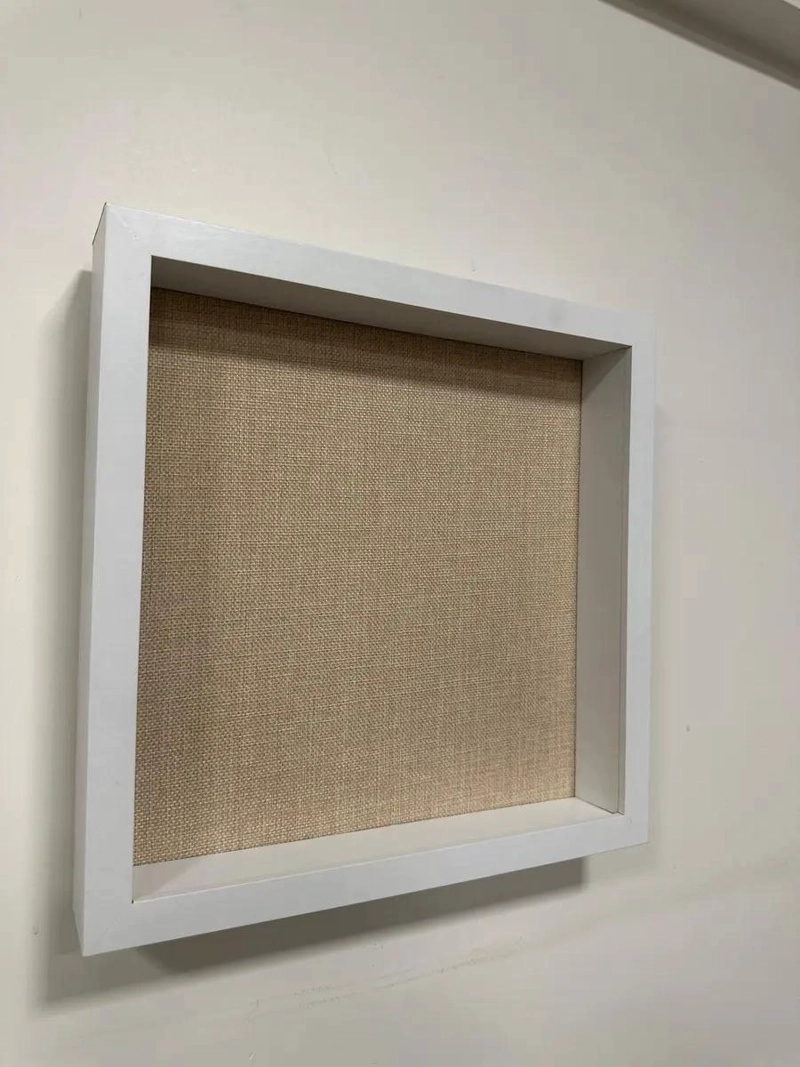 PORTARRETRATOS DE MADERA Y ACRILICO 30X30CM COLOR BLANCO - 5