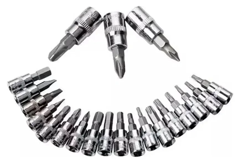 SET DE HERRAMIENTAS CON 46 PIEZAS DE ACERO CARBONO - 4