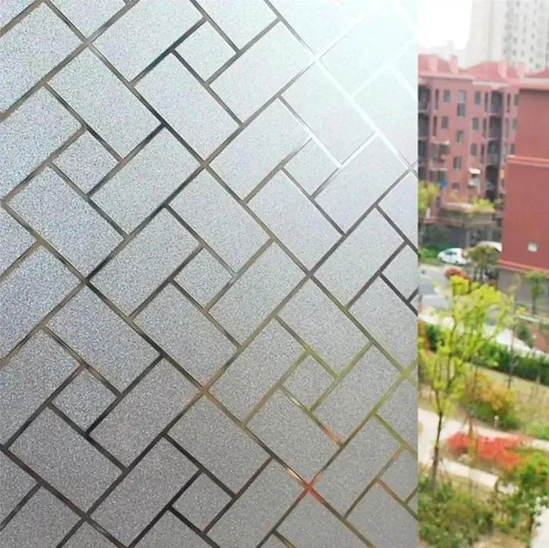 VINILO ESTATICO MATE PARA VENTANAS 5M X 45CM CON DISEÑO MODERNO - 3