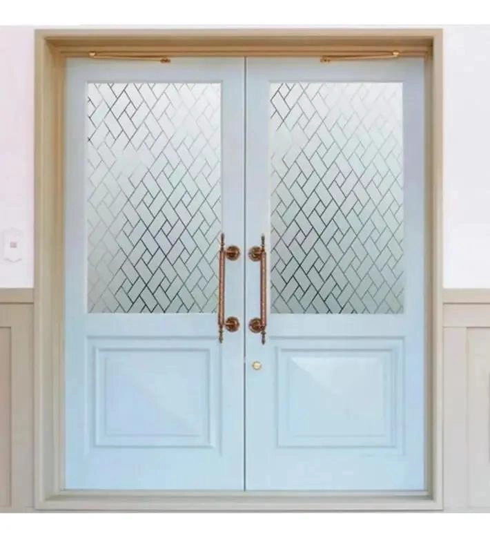 VINILO ESTATICO MATE PARA VENTANAS 5M X 45CM CON DISEÑO MODERNO - 5