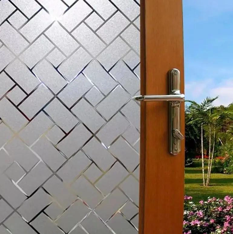 VINILO ESTATICO MATE PARA VENTANAS 5M X 45CM CON DISEÑO MODERNO - 6