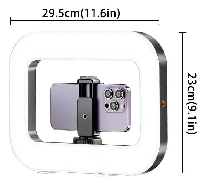 ARO DE LUZ LED INALAMBRICO PORTATIL PARA FOTOGRAFIA Y VIDEO - 3