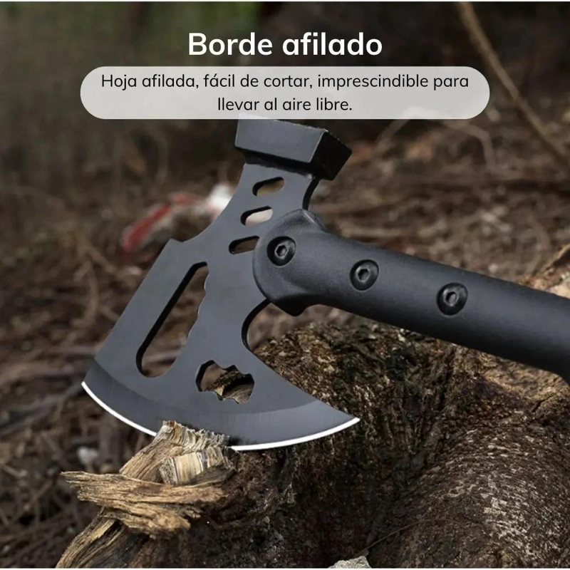 HACHA DE MANO CON FUNDA PARA CAMPING Y CAZA - 4