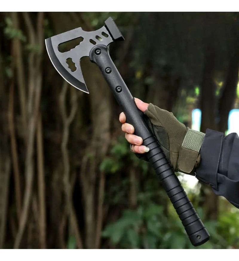 HACHA DE MANO CON FUNDA PARA CAMPING Y CAZA - 7