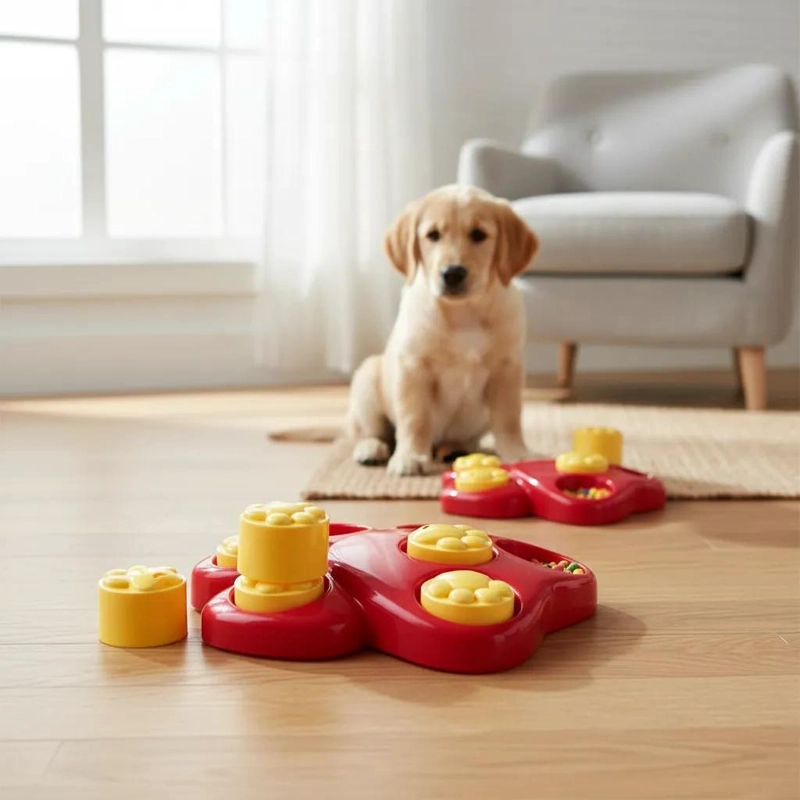DISPENSADOR INTERACTIVO DE ALIMENTOS Y PREMIOS PARA MASCOTAS - 1