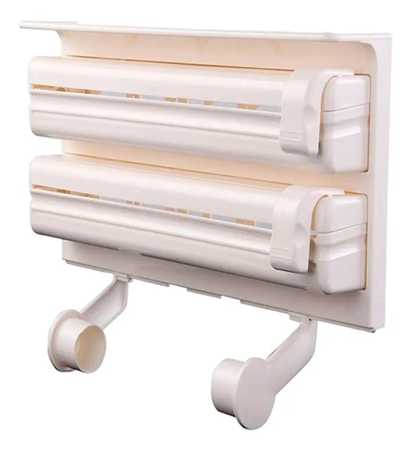 PORTA ROLLO MULTIFUNCIONAL DE PARED PARA COCINA - 3
