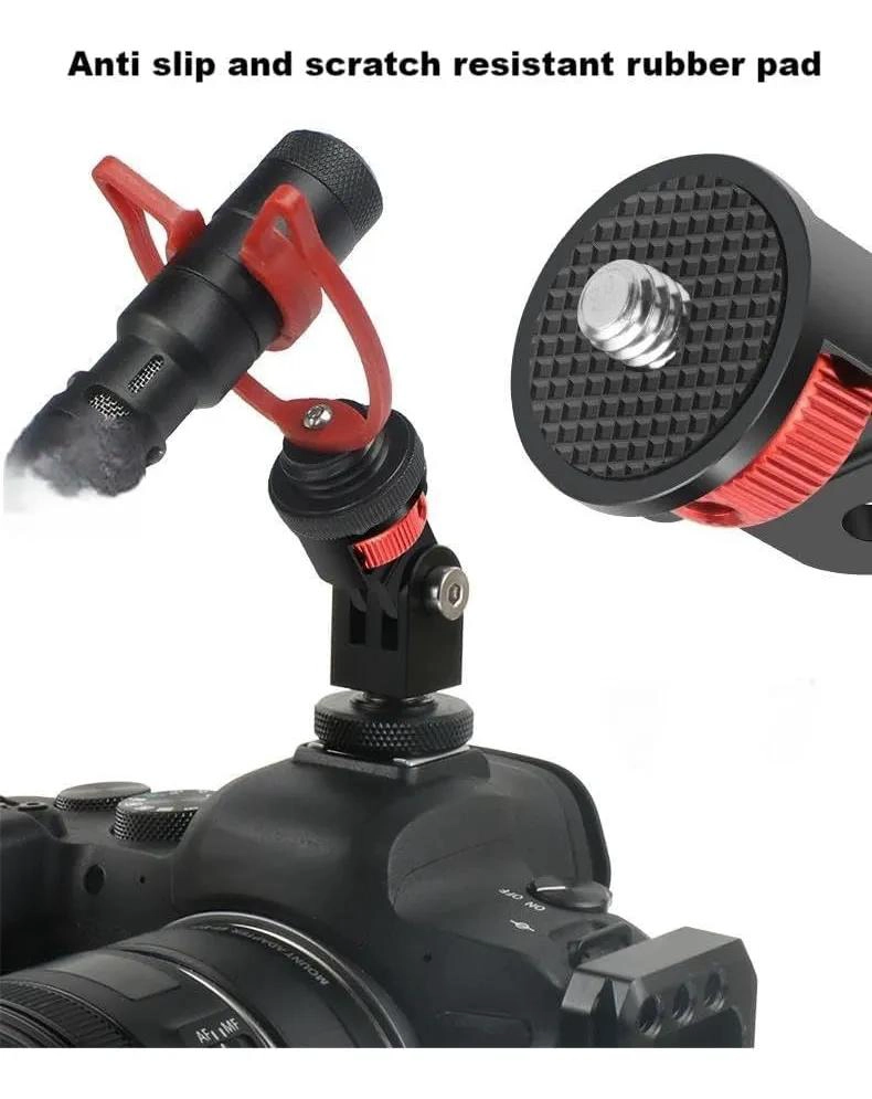 ADAPTADOR DE 1/4 PULGADAS CON ROTACION 360° PARA CAMARAS DEPORTIVAS - 6