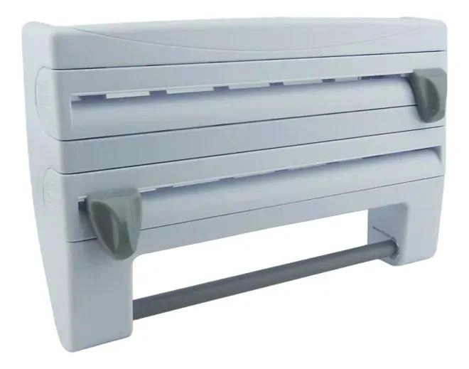 PORTARROLLO DISPENSADOR TRIPLE PARA TOALLAS DE COCINA - 3