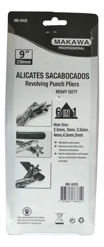 PUNZON ERGONOMICO 6 PIEZAS 228.6 MM - 3