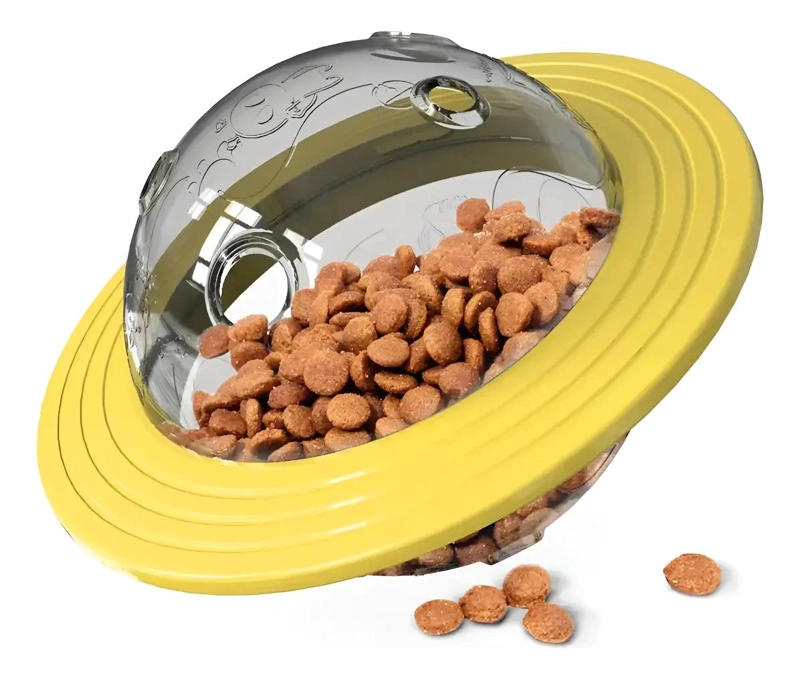 JUGUETE INTERACTIVO DISPENSADOR DE ALIMENTOS PARA MASCOTAS - 1