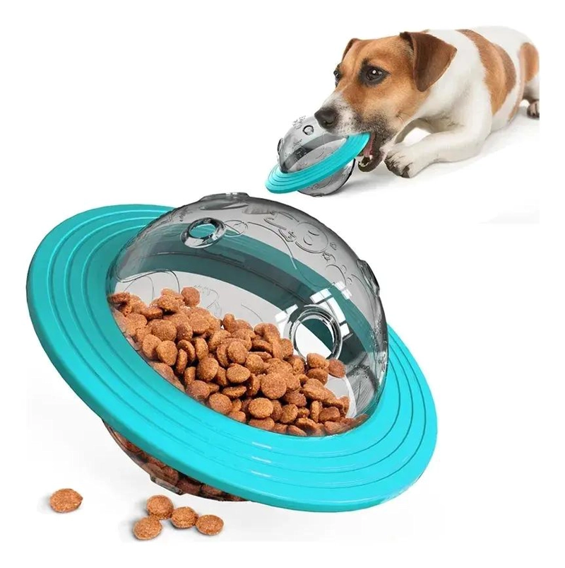 JUGUETE INTERACTIVO DISPENSADOR DE ALIMENTOS PARA MASCOTAS - 2