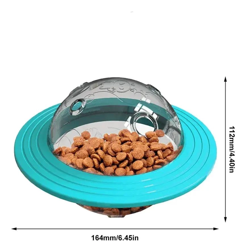JUGUETE INTERACTIVO DISPENSADOR DE ALIMENTOS PARA MASCOTAS - 3