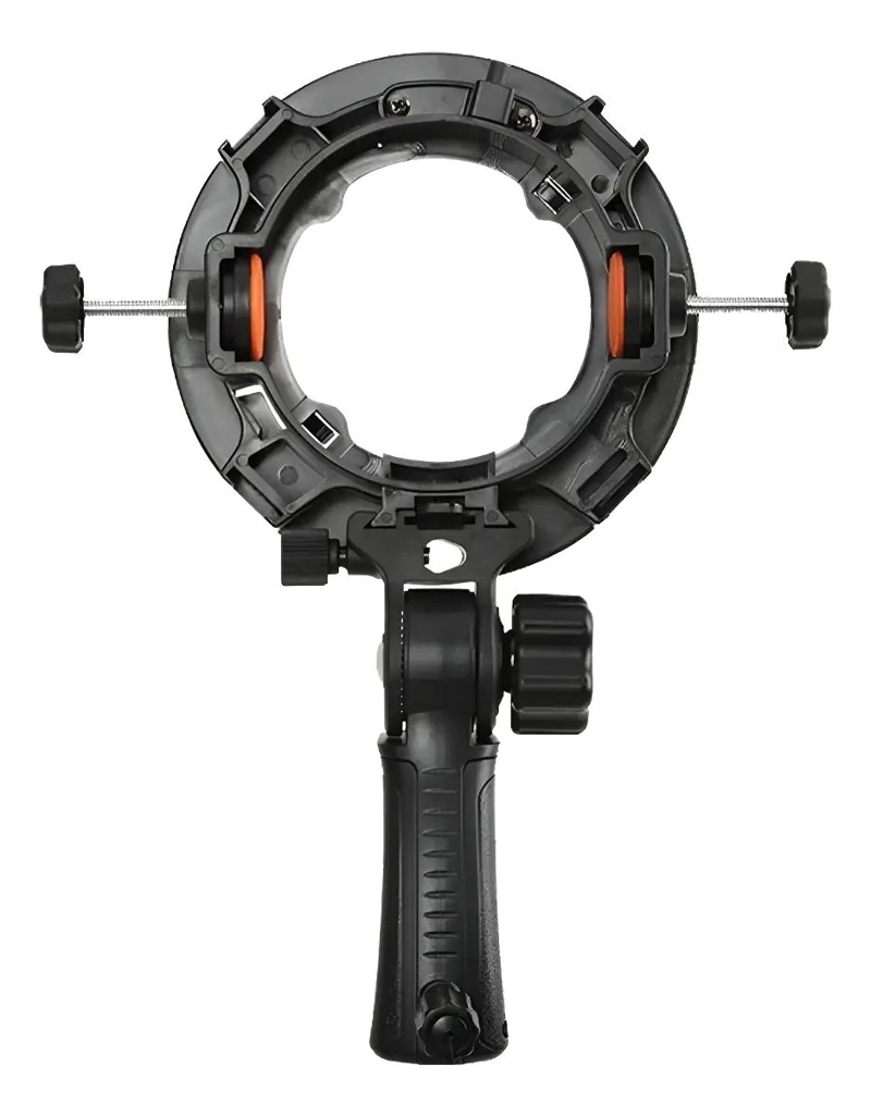 SOPORTE PARA 5 FLASHES CON MONTURA BOWENS Y ROTULA AJUSTABLE - 3