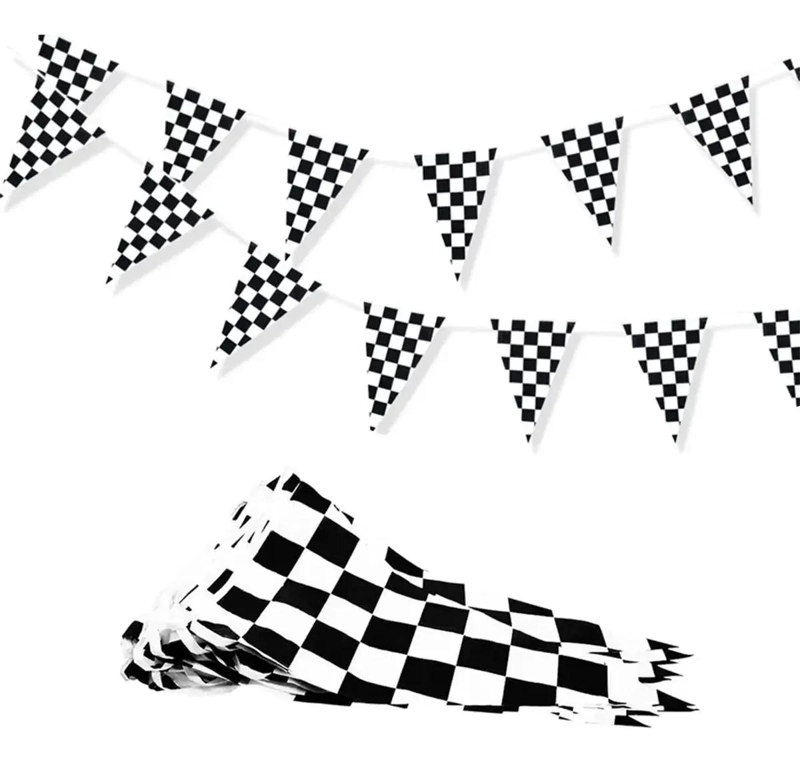 BANDERINES DECORATIVOS PARA FIESTAS TEMATICAS DE CARRERAS - 1