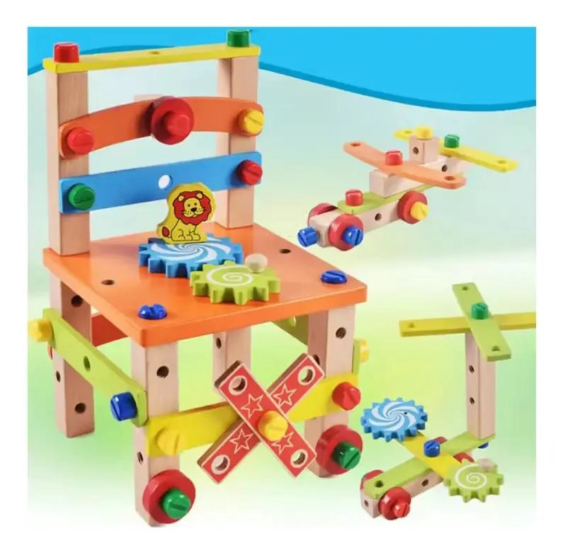 SILLA MONTESSORI DESARMABLE JUGUETE DIDACTICO PARA NIÑOS - 6