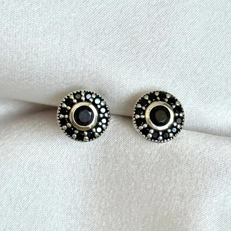 AROS REDONDOS DE PLATA 925 PARA HOMBRE Y MUJER UNISEX - 1