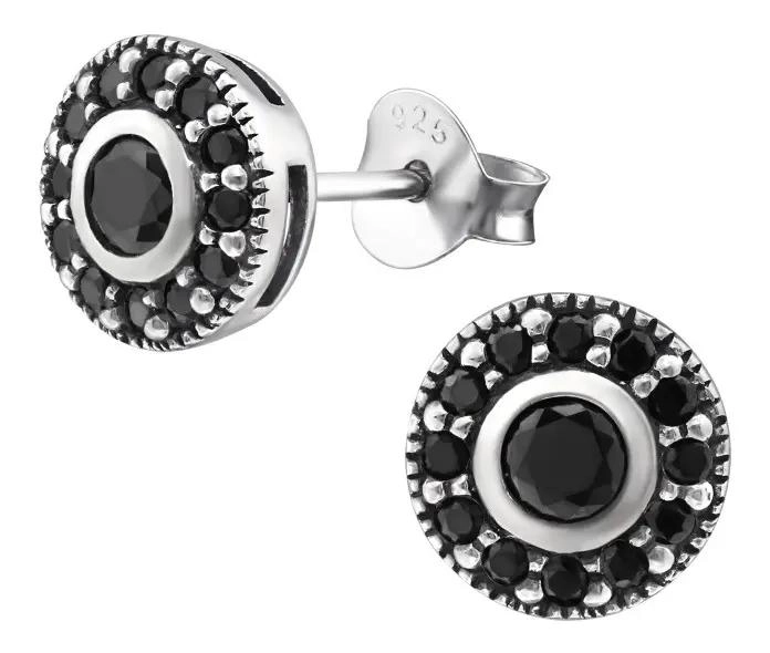 AROS REDONDOS DE PLATA 925 PARA HOMBRE Y MUJER UNISEX - 2