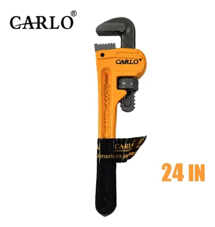 LLAVE INGLESA AJUSTABLE 24 PULGADAS CON MANGO ANTIDESLIZ - 2