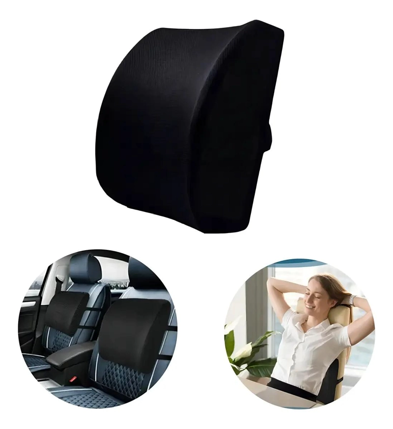 COJIN LUMBAR ERGONOMICO CON ESPUMA VISCOELASTICA PARA SOPORTE DE ESPALDA - 4
