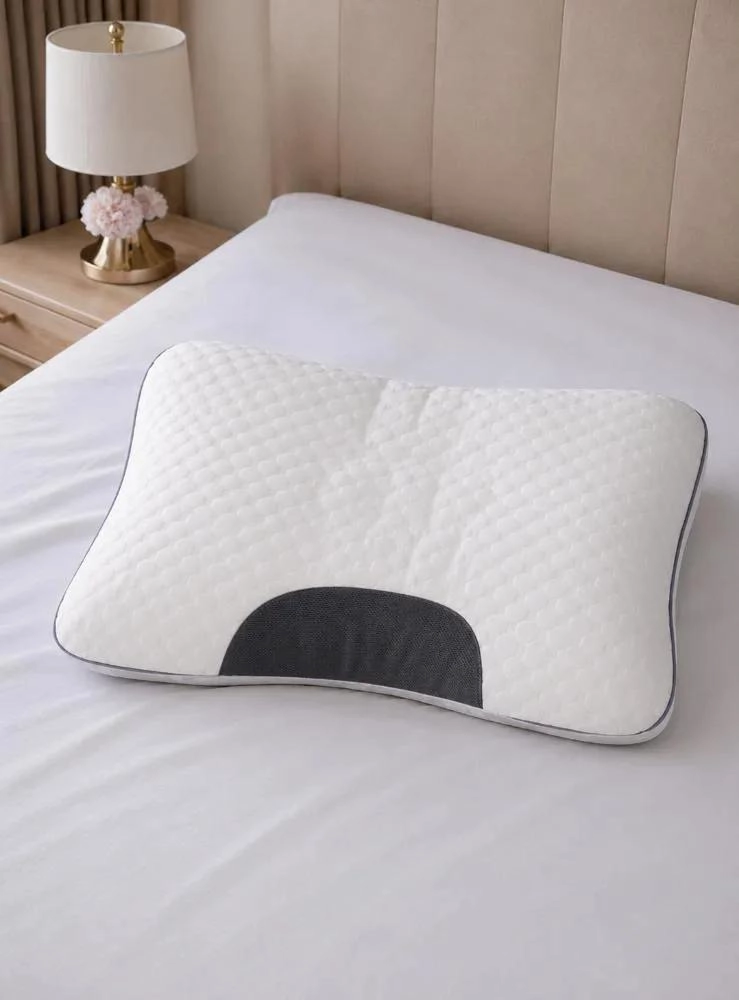 ALMOHADA ERGONOMICA CERVICAL CON DISEÑO ANATOMICO Y TRANSPIRABLE - 2