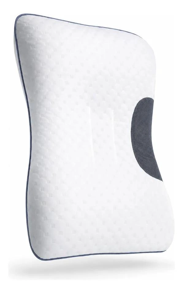 ALMOHADA ERGONOMICA CERVICAL CON DISEÑO ANATOMICO Y TRANSPIRABLE - 3