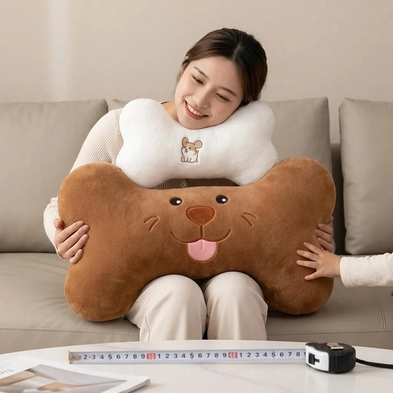 PELUCHE HUESO SUAVE 60CM DECORATIVO PARA MASCOTAS - 4