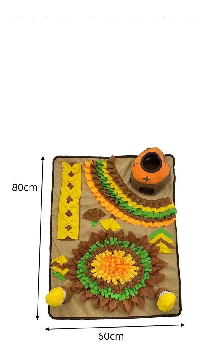 ALFOMBRILLA INTERACTIVA PARA PERROS CON TEMATICA DE COMIDA - 8