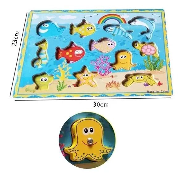 JUEGO DE PESCA MAGNE TICO DIDACTICO PARA NIÑOS - 4