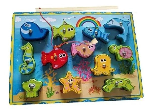 JUEGO DE PESCA MAGNE TICO DIDACTICO PARA NIÑOS - 5