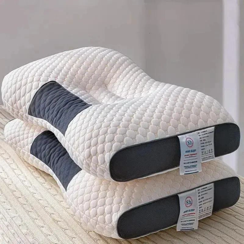 ALMOHADA ERGONOMICA ANTIBACTERIANA PARA EL CUELLO 68X42CM - 1