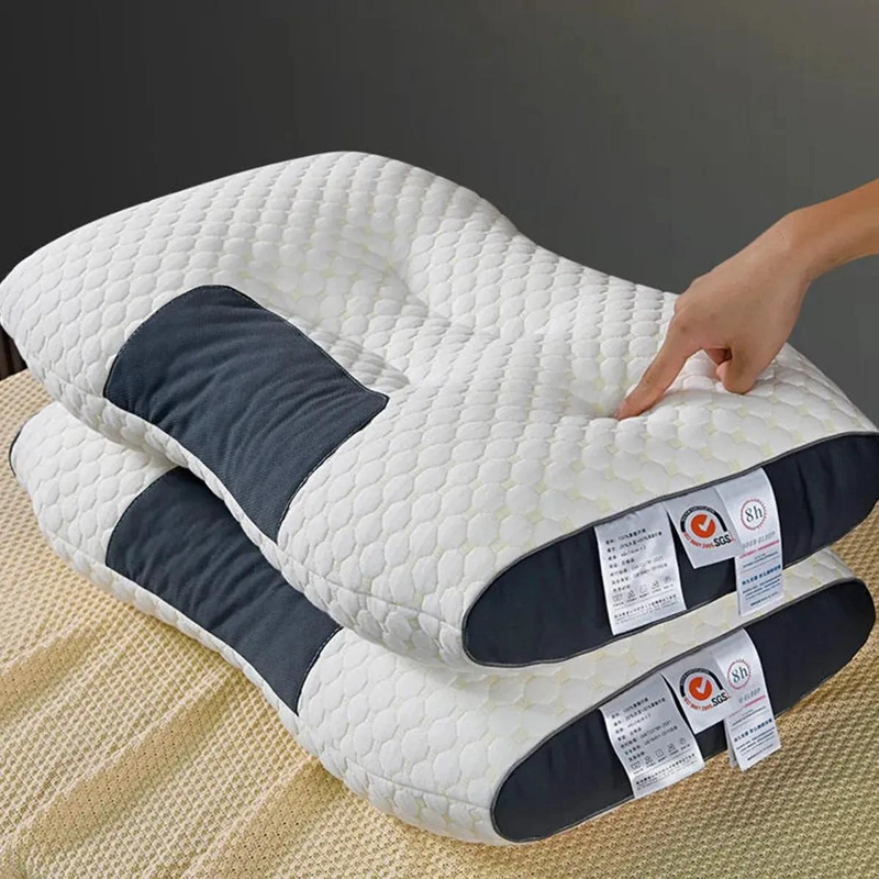 ALMOHADA ERGONOMICA ANTIBACTERIANA PARA EL CUELLO 68X42CM - 4