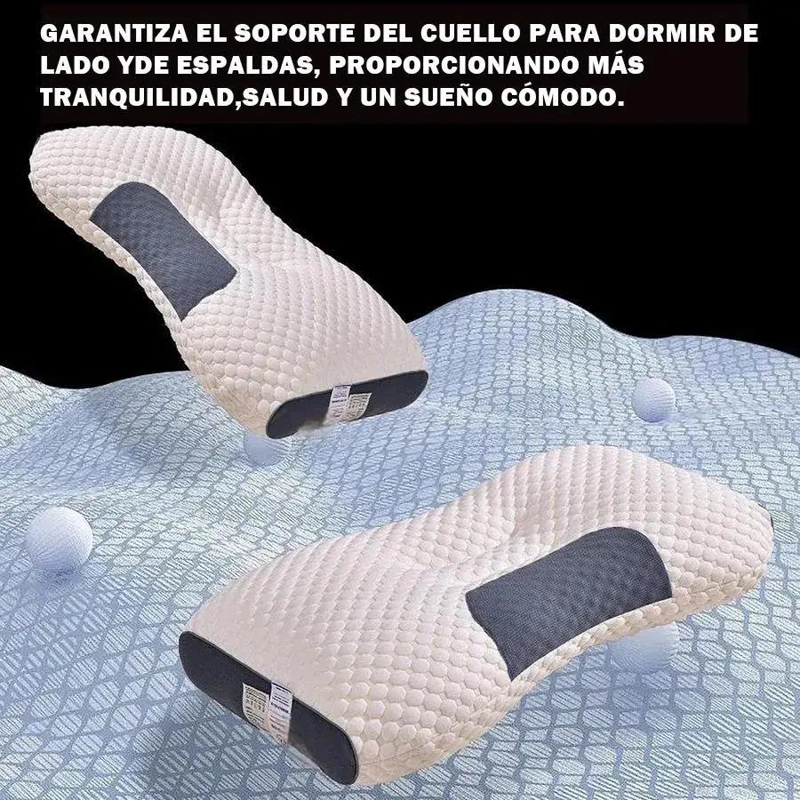 ALMOHADA ERGONOMICA ANTIBACTERIANA PARA EL CUELLO 68X42CM - 6