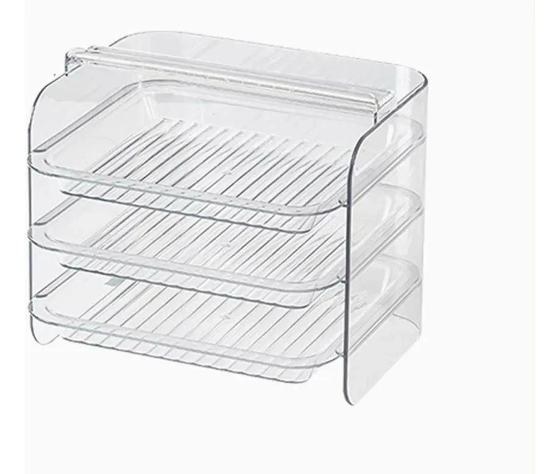 ESTANTE DE COCINA MULTIFUNCIONAL DE TRES NIVELES - 1