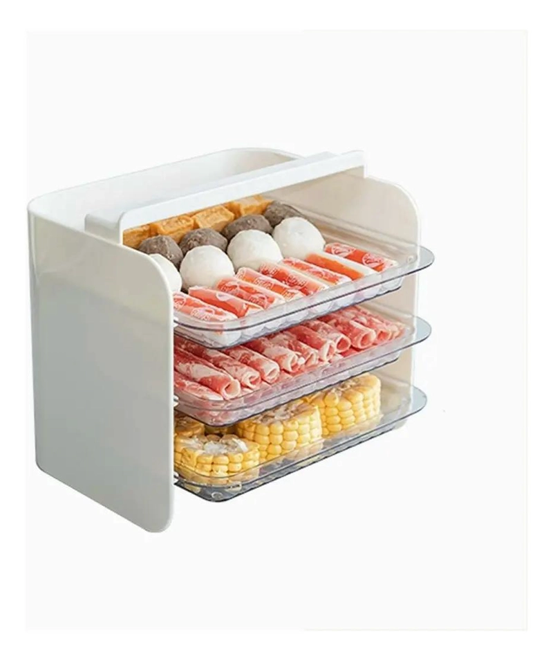 ESTANTE DE COCINA MULTIFUNCIONAL DE TRES NIVELES - 2