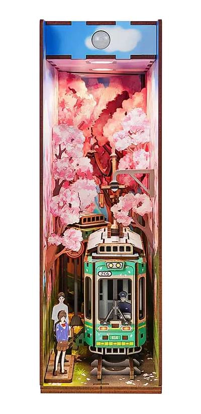 PUZZLE 3D SAKURA TRAVEL BOOKNOOK ILUMINADO PARA ESTANTERIAS - 2