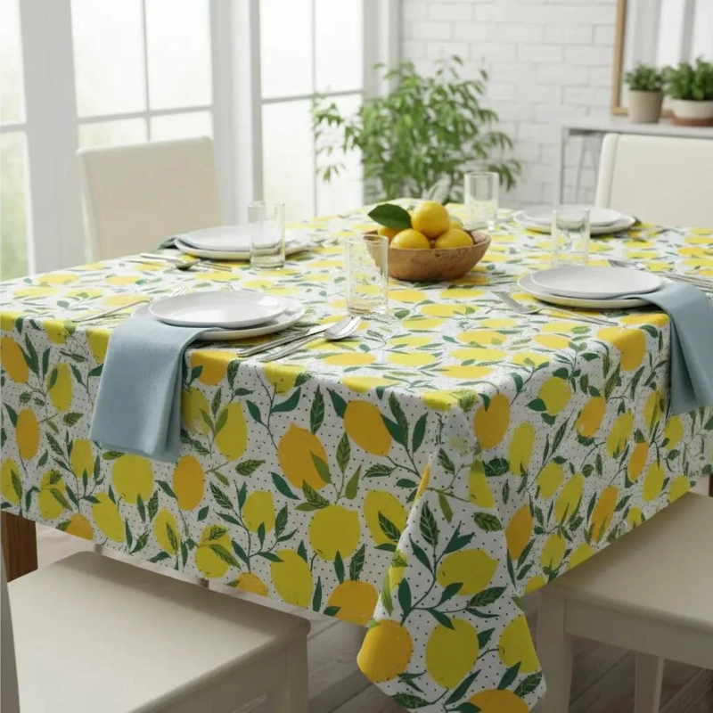 MANTEL DE HULE GRUESO RECTANGULAR 2X1.40M PARA MESA - 6
