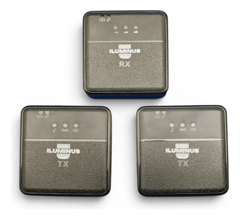 MICROFONO INALAMBRICO DOBLE USB-C PARA GRABACION DE AUDIO - 1