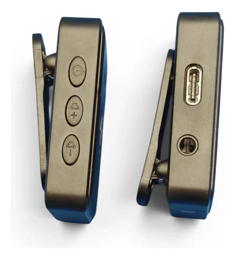 MICROFONO INALAMBRICO DOBLE USB-C PARA GRABACION DE AUDIO - 2